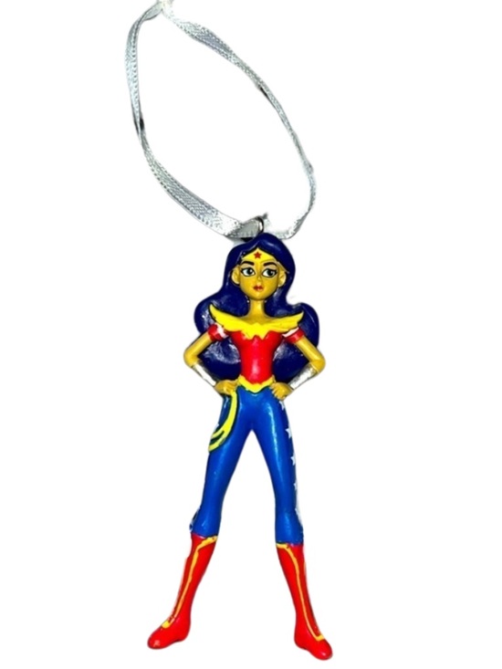 Hallmark Other - Hallmark DC Super Hero Girls Wonder Woman Red Box Christmas Ornament